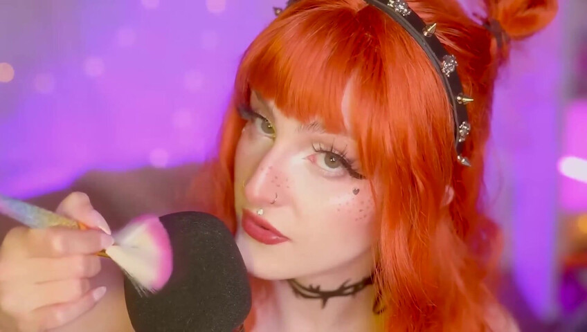 Mewlies ASMR - Close Your Eyes and Relax - Gentle Mic Brushing