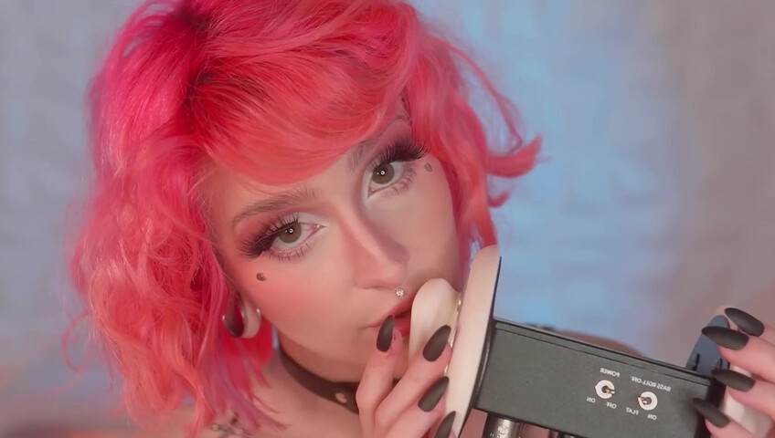 Mewlies ASMR - Ear Blowing ♡ Gentle Ear Massage