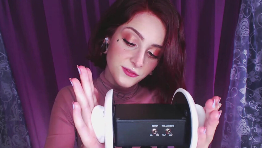 Mewlies ASMR - No talking Oil Ear Massage & Tongue Clicks ASMR