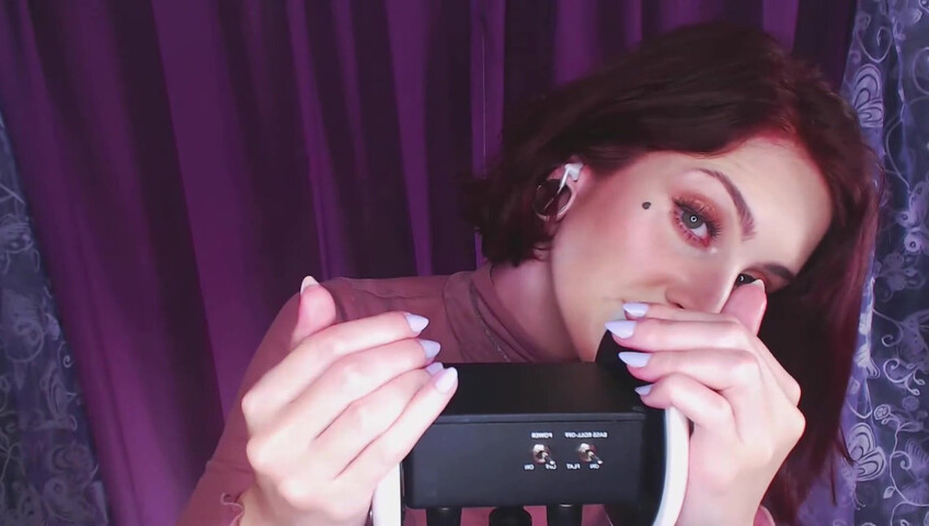 Mewlies ASMR - No talking Oil Ear Massage & Tongue Clicks ASMR