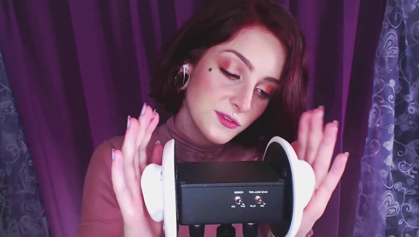 Mewlies ASMR - No talking Oil Ear Massage & Tongue Clicks ASMR