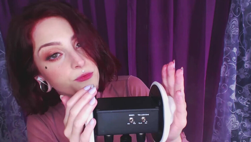 Mewlies ASMR - No talking Oil Ear Massage & Tongue Clicks ASMR