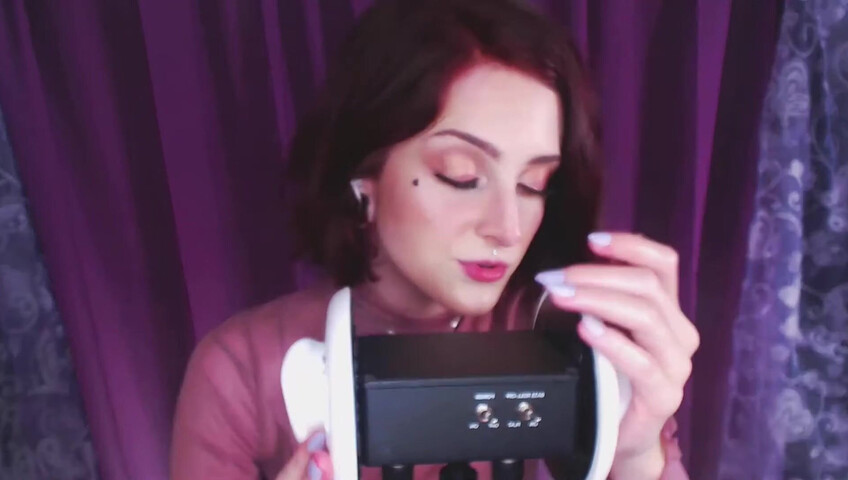 Mewlies ASMR - No talking Oil Ear Massage & Tongue Clicks ASMR