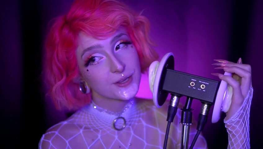 Mewlies ASMR - WHITE ICING Earlicking Patreon KINGS Exclusive