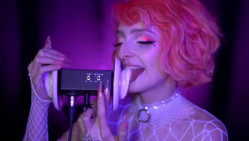 Mewlies ASMR - WHITE ICING Earlicking Patreon KINGS Exclusive