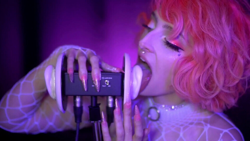 Mewlies ASMR - WHITE ICING Earlicking Patreon KINGS Exclusive