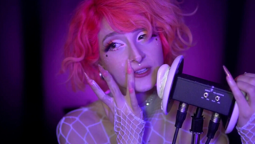 Mewlies ASMR - WHITE ICING Earlicking Patreon KINGS Exclusive