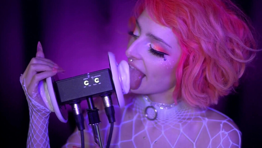 Mewlies ASMR - WHITE ICING Earlicking Patreon KINGS Exclusive