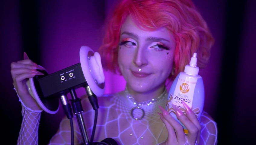 Mewlies ASMR - WHITE ICING Earlicking Patreon KINGS Exclusive