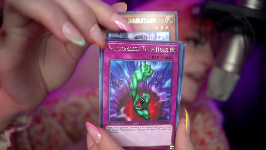 Mewlies ASMR - Yugioh Card Pack Opening ♡ Relaxing ♡ Casual Whispers & Giggles