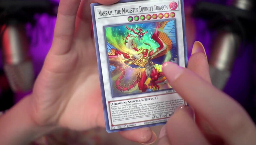 Mewlies ASMR - Yugioh Card Pack Opening ♡ Relaxing ♡ Casual Whispers & Giggles