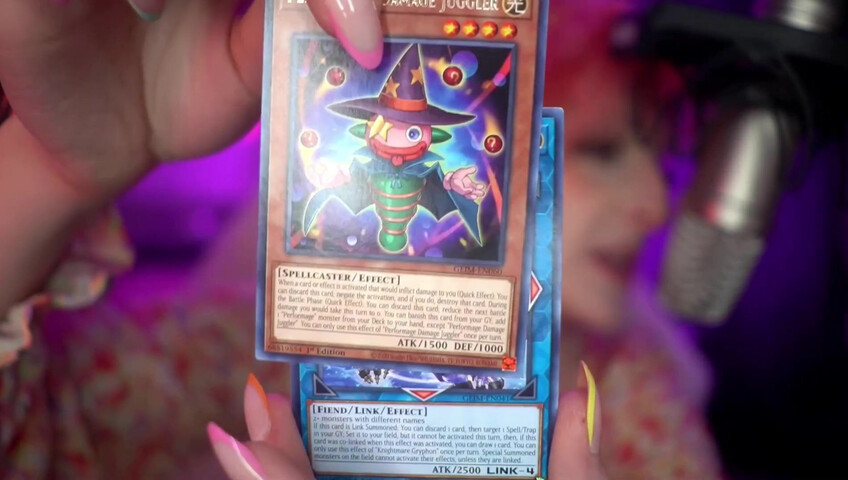 Mewlies ASMR - Yugioh Card Pack Opening ♡ Relaxing ♡ Casual Whispers & Giggles