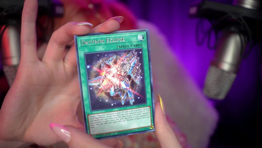 Mewlies ASMR - Yugioh Card Pack Opening ♡ Relaxing ♡ Casual Whispers & Giggles