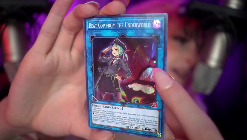 Mewlies ASMR - Yugioh Card Pack Opening ♡ Relaxing ♡ Casual Whispers & Giggles