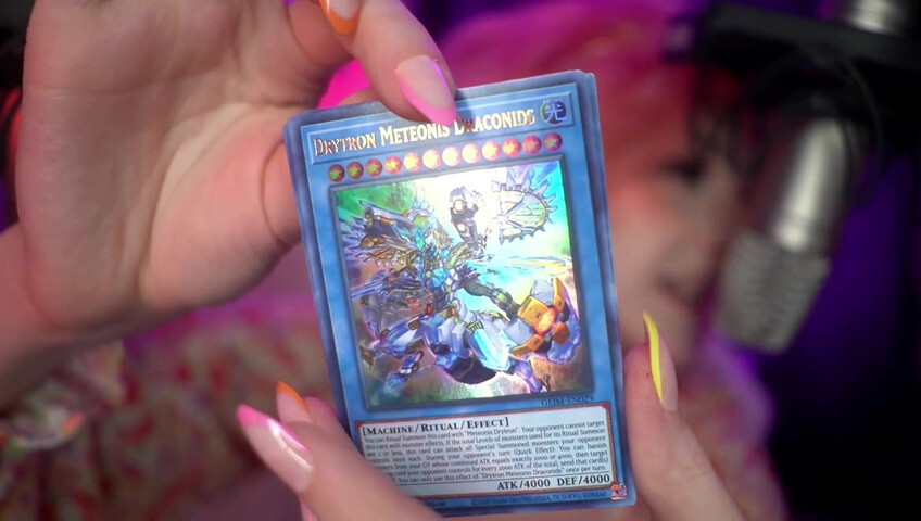 Mewlies ASMR - Yugioh Card Pack Opening ♡ Relaxing ♡ Casual Whispers & Giggles