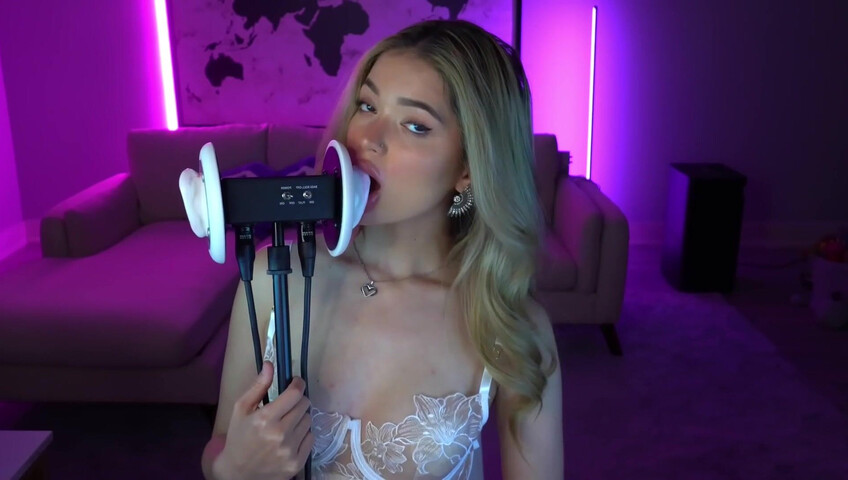 Mimi_fun ASMR - Breathy Kisses