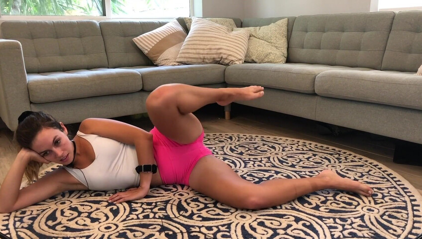 Miss Bell ASMR - 18 April 2021 - Shorts Try On and Workout - Night School