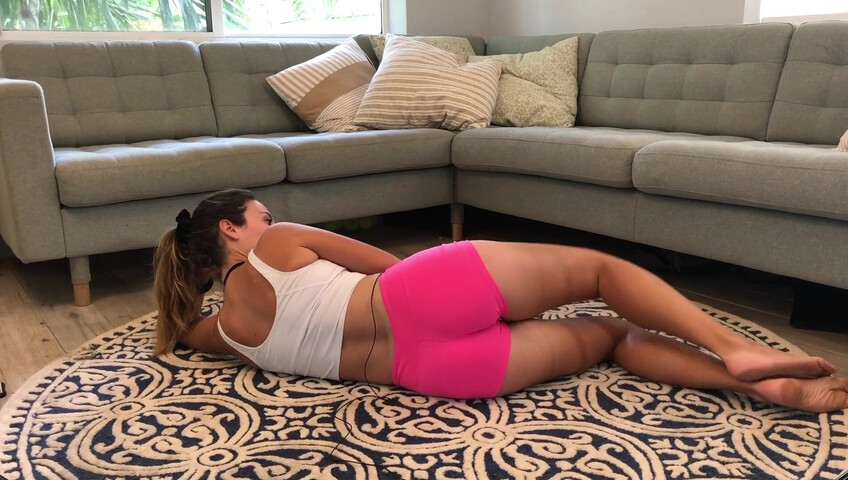 Miss Bell ASMR - 18 April 2021 - Shorts Try On and Workout - Night School