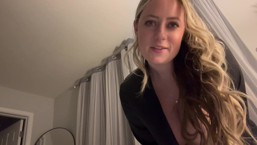 Miss Cassi - Encouraging Masturbation and Ejaculation on my Breasts 4K