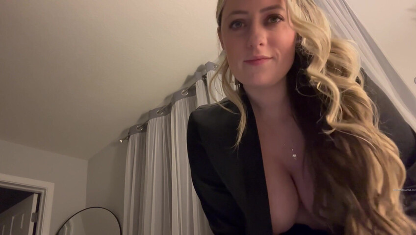 Miss Cassi - Encouraging Masturbation and Ejaculation on my Breasts 4K