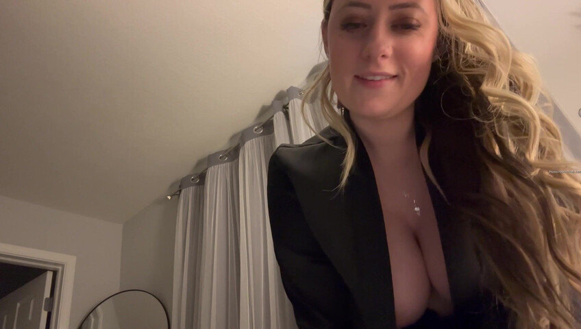 Miss Cassi - Encouraging Masturbation and Ejaculation on my Breasts 4K