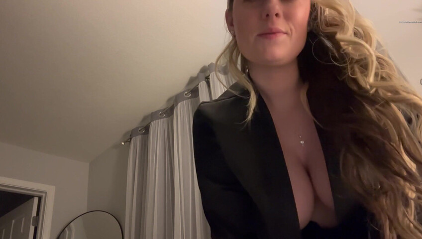 Miss Cassi - Encouraging Masturbation and Ejaculation on my Breasts 4K