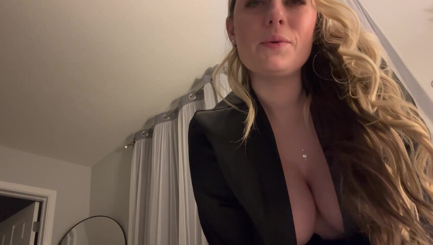 Miss Cassi - Encouraging Masturbation and Ejaculation on my Breasts 4K