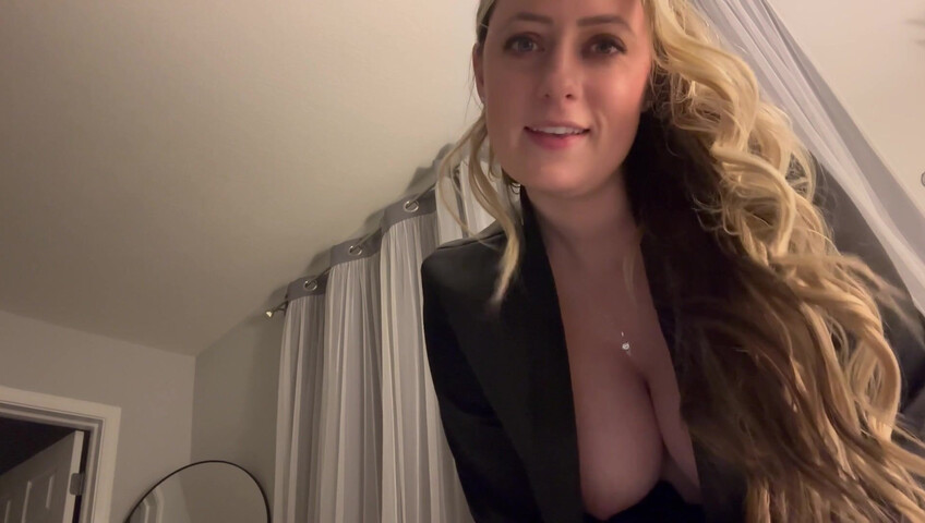 Miss Cassi - Encouraging Masturbation and Ejaculation on my Breasts 4K