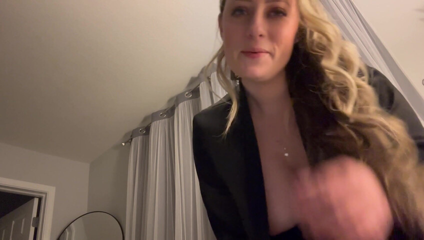 Miss Cassi - Encouraging Masturbation and Ejaculation on my Breasts 4K