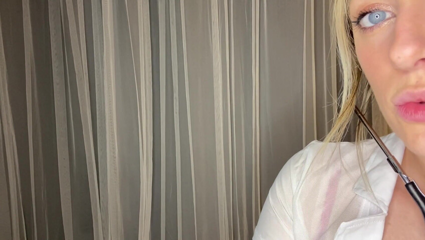 Miss Cassi ASMR - School Nurse Gives a Titjob