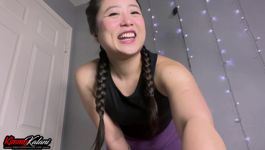 Kimmy Kalani - Cute Workout Buddy & Groin Injury Massage - ASMR POV BJ