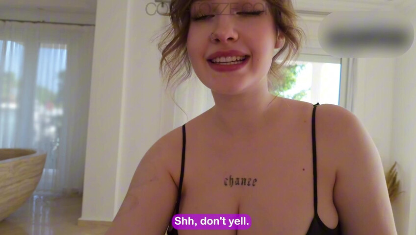 Comatozze - 8 January 2025 - Step Sis be quiet! Parents will hear us!