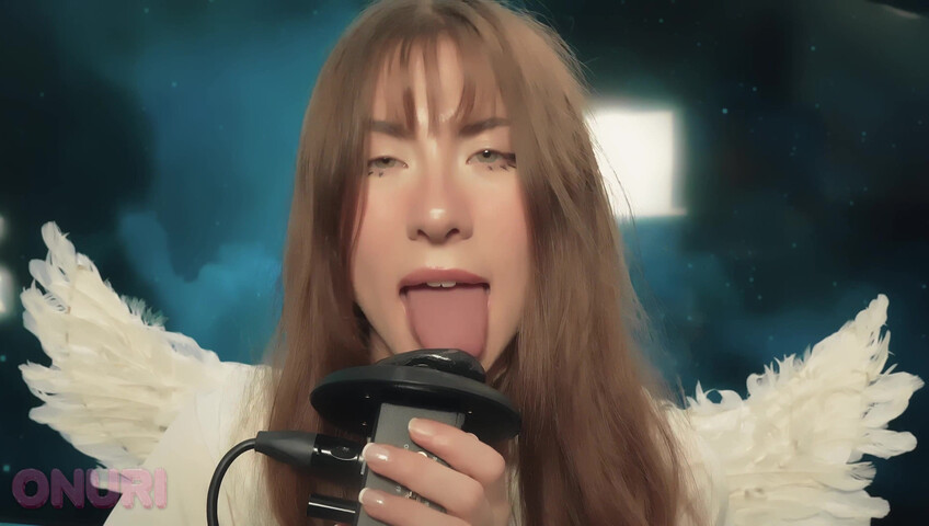 Onuri ASMR - Satisfying Angel Licks & Wet Mouth Sounds ASMR