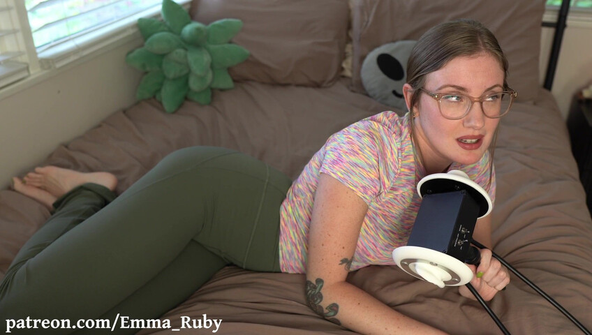 Emma Ruby ASMR Lick For Chores Ear Licking