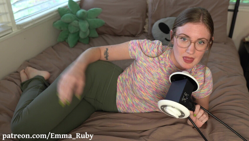 Emma Ruby ASMR Lick For Chores Ear Licking