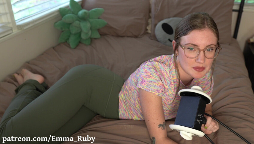 Emma Ruby ASMR Lick For Chores Ear Licking