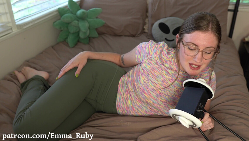 Emma Ruby ASMR Lick For Chores Ear Licking