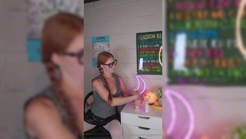 Ginger ASMR - 19 July 2025 - Teacher Explains Male Anatomy with 10 inch Dildo