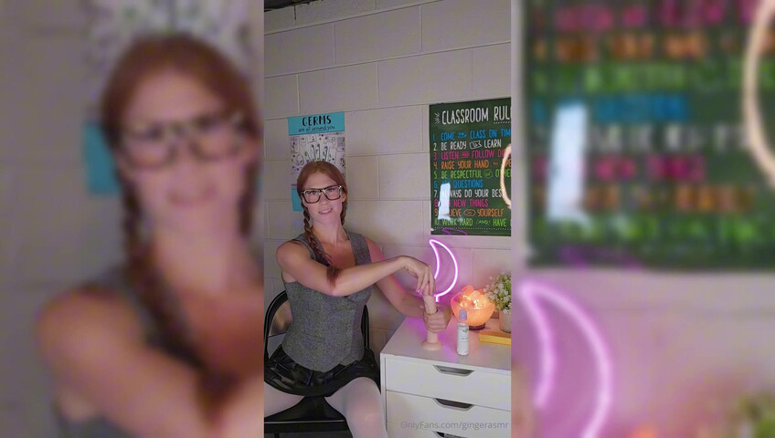 Ginger ASMR - 19 July 2025 - Teacher Explains Male Anatomy with 10 inch Dildo