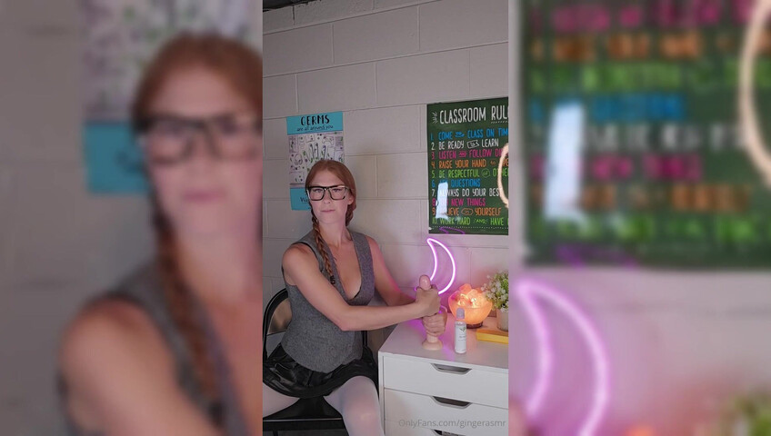 Ginger ASMR - 19 July 2025 - Teacher Explains Male Anatomy with 10 inch Dildo