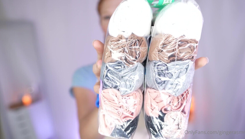 Ginger ASMR - 30 June 2025 - Naughty Hanes Panties Try On Haul