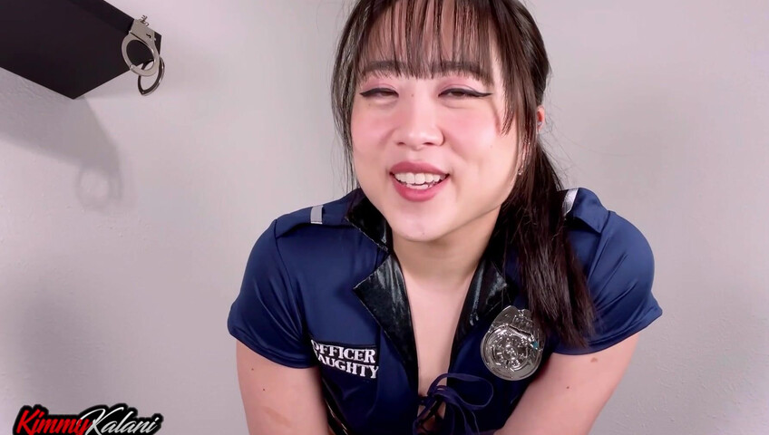 Kimmy Kalani - Cop Punishes You With Face Sitting - ASMR