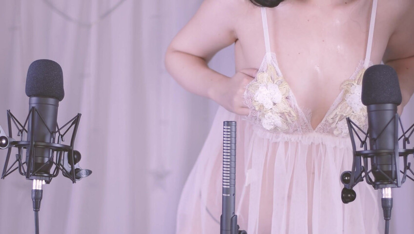 Maimy ASMR - 1st April 2021 - Oil on my body - Hot Boobs Massage