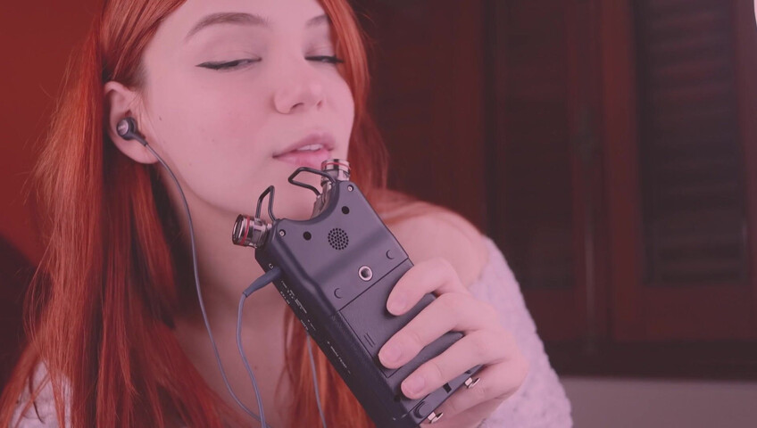 Maimy ASMR Patreon - Brain Eating on Tascam