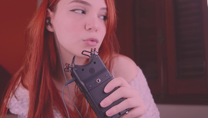 Maimy ASMR Patreon - Brain Eating on Tascam