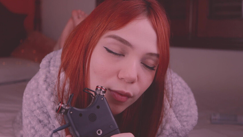 Maimy ASMR Patreon - Brain Eating on Tascam