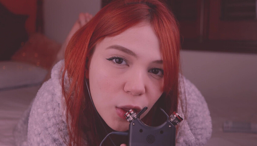 Maimy ASMR Patreon - Brain Eating on Tascam