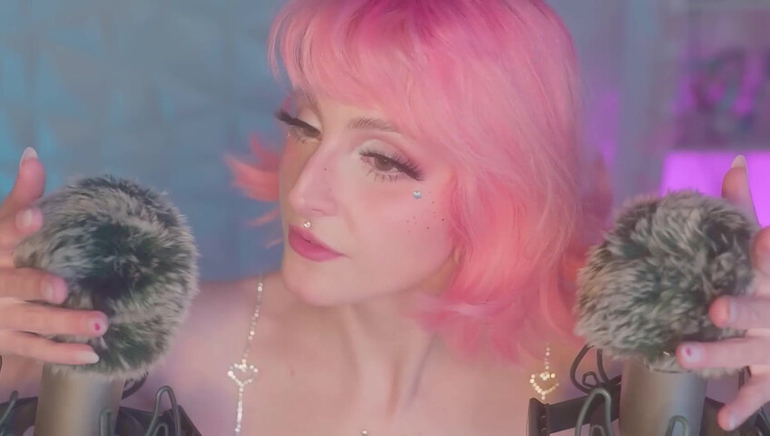 Mewlies ASMR - (Hyper Satisfying) Breathy Inaudibles & Fluffy Ear Attention