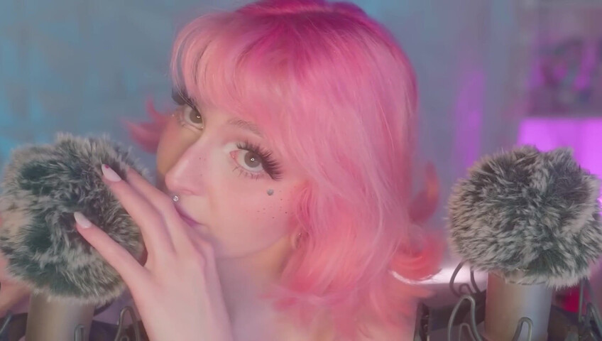 Mewlies ASMR - (Hyper Satisfying) Breathy Inaudibles & Fluffy Ear Attention