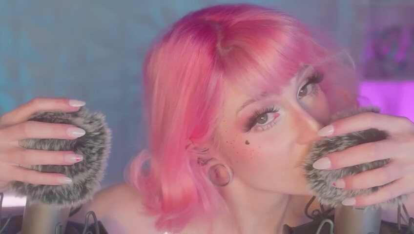 Mewlies ASMR - (Hyper Satisfying) Breathy Inaudibles & Fluffy Ear Attention